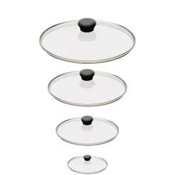 Ensemble de 4 Couvercles en verre bombé Cookway - CRISTEL