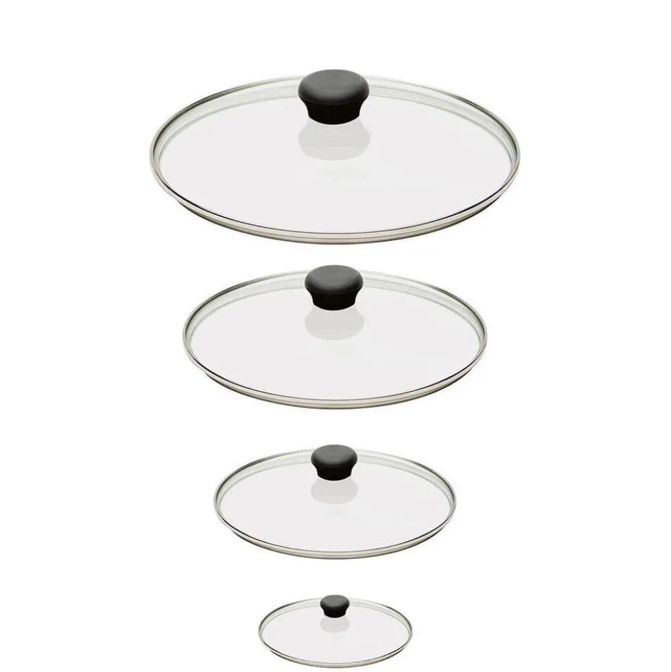 Ensemble de 4 Couvercles en verre bombé Cookway - CRISTEL