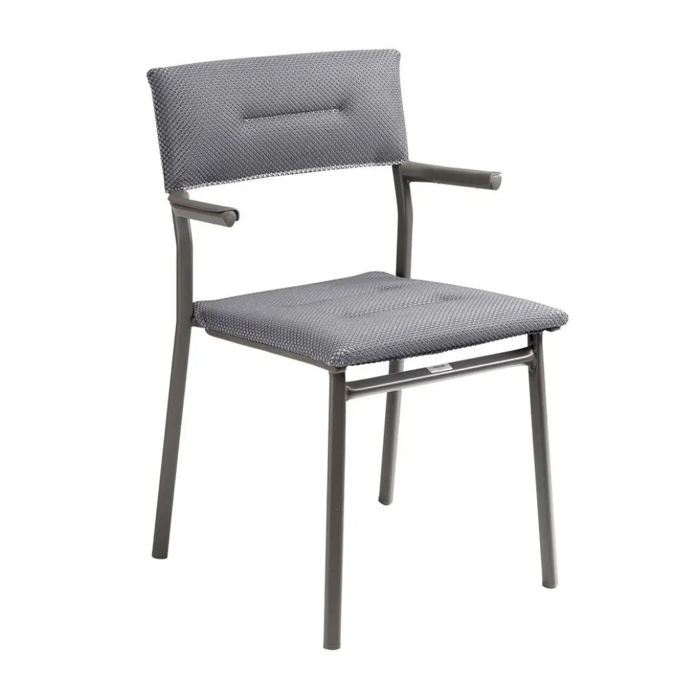 Ensemble table extensible et 8 fauteuils de jardin - LAFUMA
