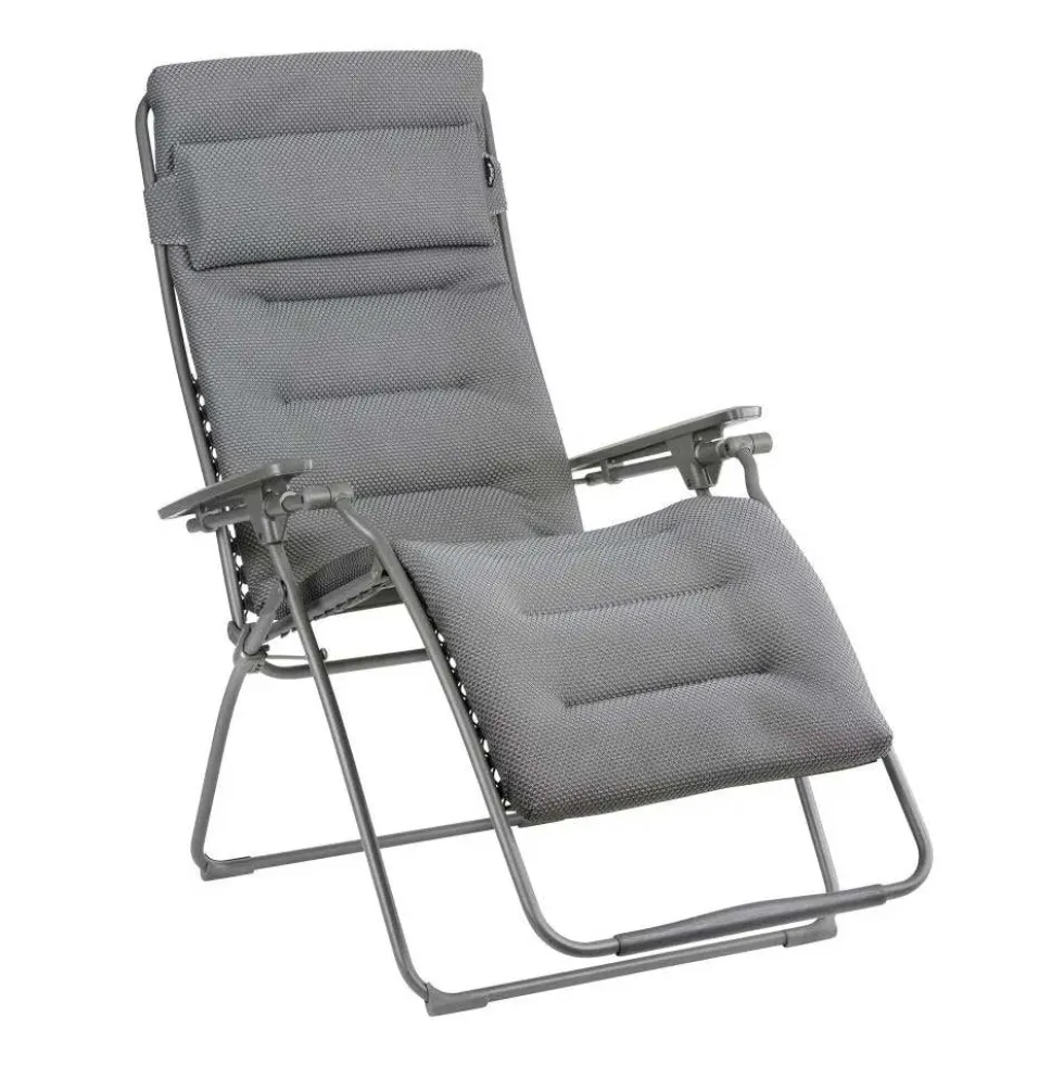 Fauteuil de relaxation multi position pliant FUTURA XL toile BeComfort - LAFUMA