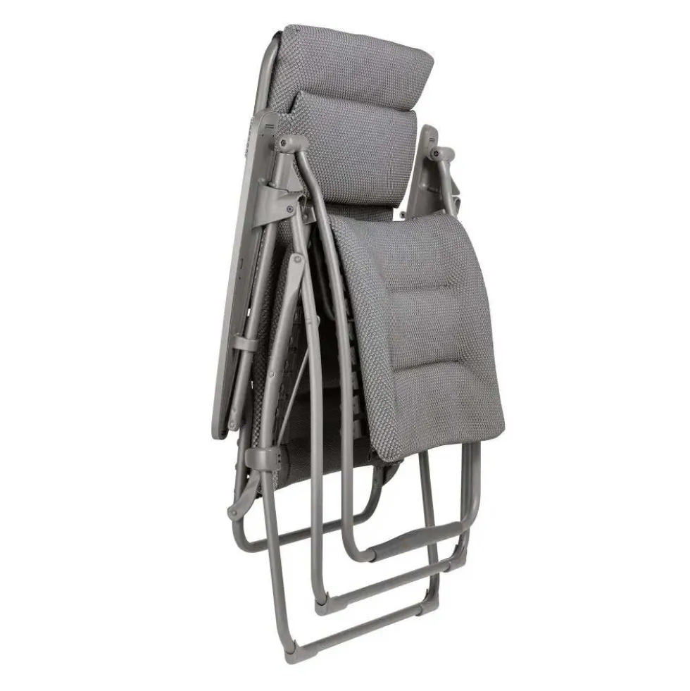 Fauteuil de relaxation multi position pliant FUTURA XL toile BeComfort - LAFUMA