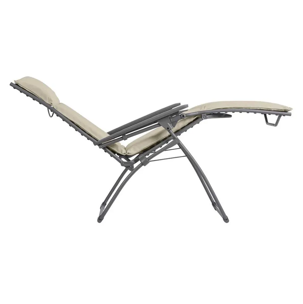 Fauteuil de relaxation multi position pliant BAYANNE toile Hedona - LAFUMA