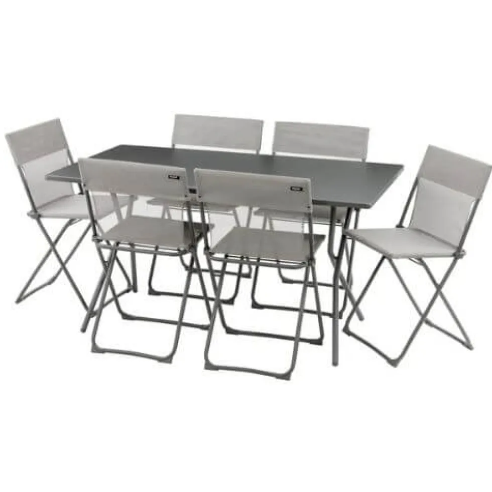 Grande Table de jardin pliante 140x80x72cm - LAFUMA