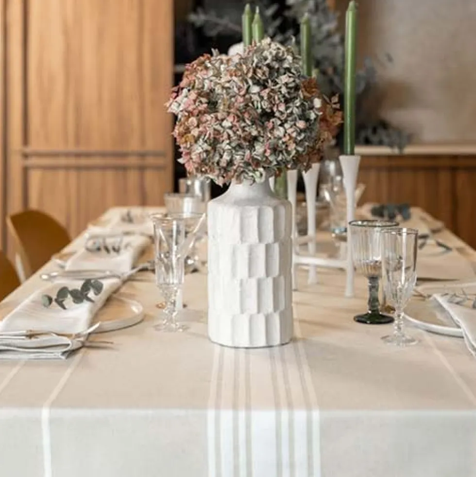 Jeté de table CORDA Blanc - ARTIGA