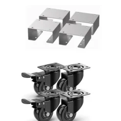 Kit 4 Roues Meuble de Cuisine - LE MARQUIER