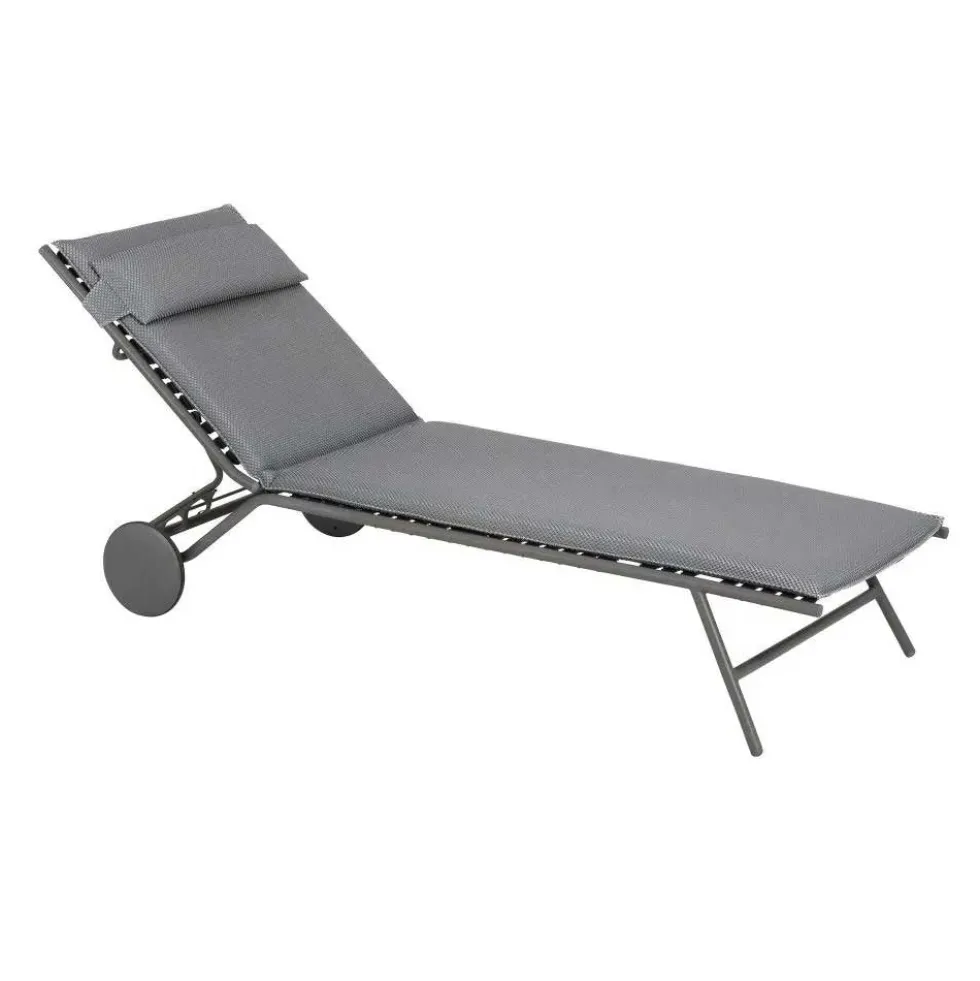 Lit bain de soleil Miami II toile BeComfort - LAFUMA