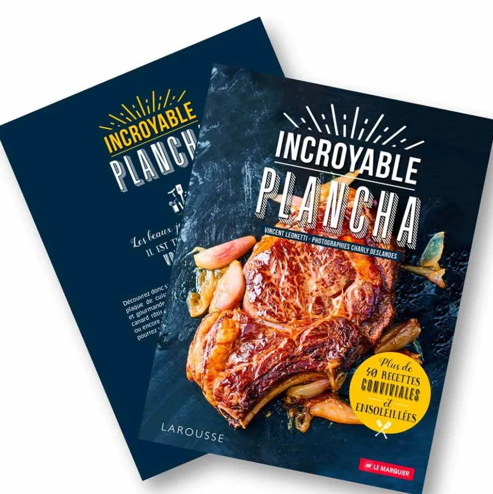 Livre incroyable plancha LAROUSSE - LE MARQUIER