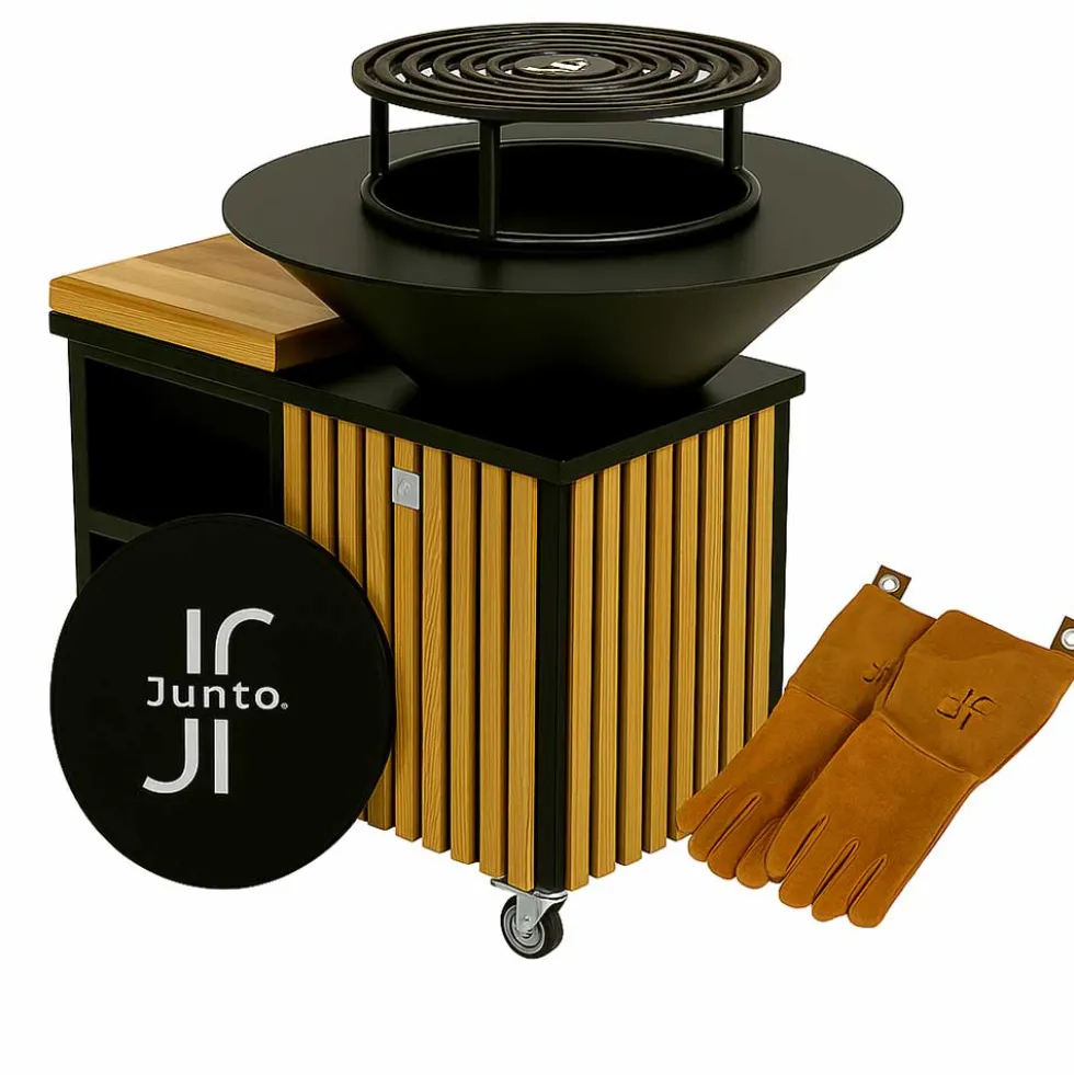 Lot brasero AVEIRO en acier + Accessoires - JUNTO