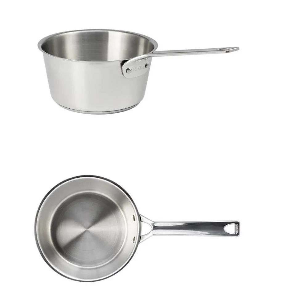 Lot 3 Casseroles Inox Brossé 1826 - CRISTEL