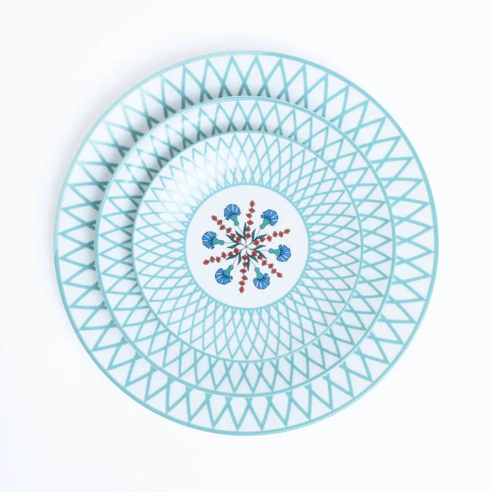 Lot de 2 Assiettes à dessert Volutes Limoges - Maison Manoï