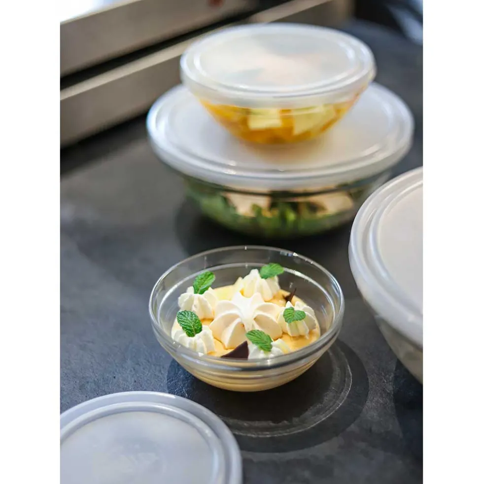 Lot de 3 boites conservation verre rondes Freshbox - DURALEX