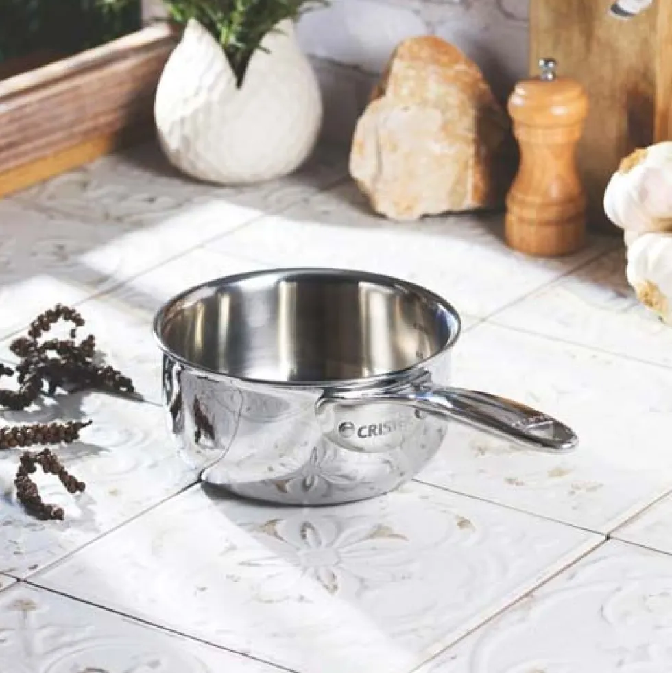 Lot de 3 Casseroles CASTEL'PRO Inox - CRISTEL