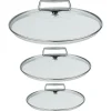 Lot de 3 Couvercles en verre bombé Castel'Pro - CRISTEL