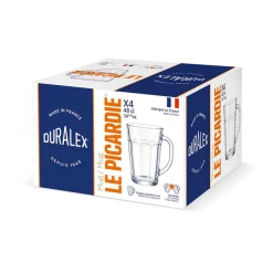 Lot de 4 Mugs Transparent 48 cl PICARDIE - DURALEX