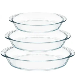 Lot de 3 plats à four ovales - DURALEX
