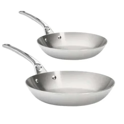 Lot de 2 Poêles Affinity Inox - de BUYER