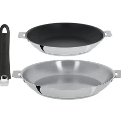 Lot de 2 poêles Mutine avec 1 poignée OFFERTE - CRISTEL