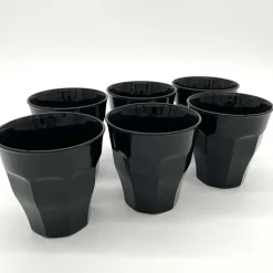 Lot de 6 verres 25 cl Noir - PICARDIE - DURALEX