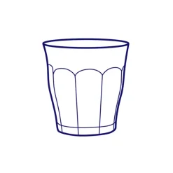 Lot de 6 verres 25 cl transparent - PICARDIE - DURALEX