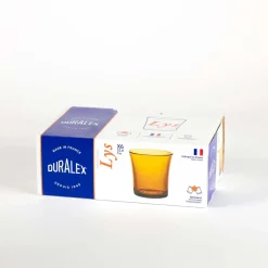 Lot de 6 verres 21 cl Vermeil LYS - DURALEX