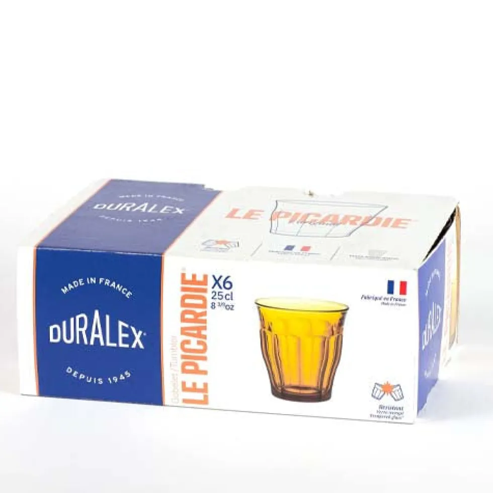 Lot de 6 verres 25 cl Vermeil - PICARDIE - DURALEX