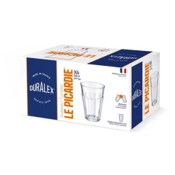 Lot de 6 verres Transparent 58 cl PICARDIE - DURALEX