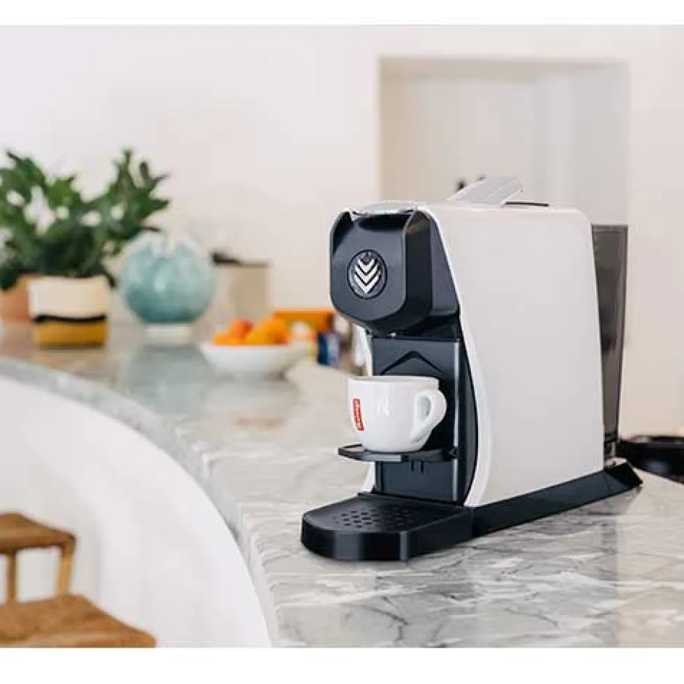 Machine à café EOH - Blanc brillant - MALONGO