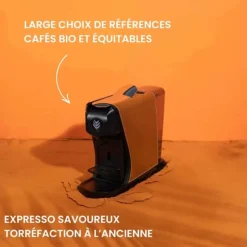 Machine à café EOH - Cuir Camel - MALONGO