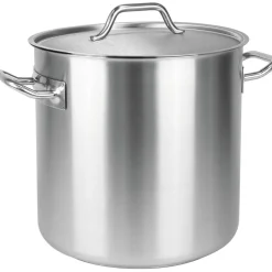 Marmite inox Grand Volume avec couvercle - CRISTEL