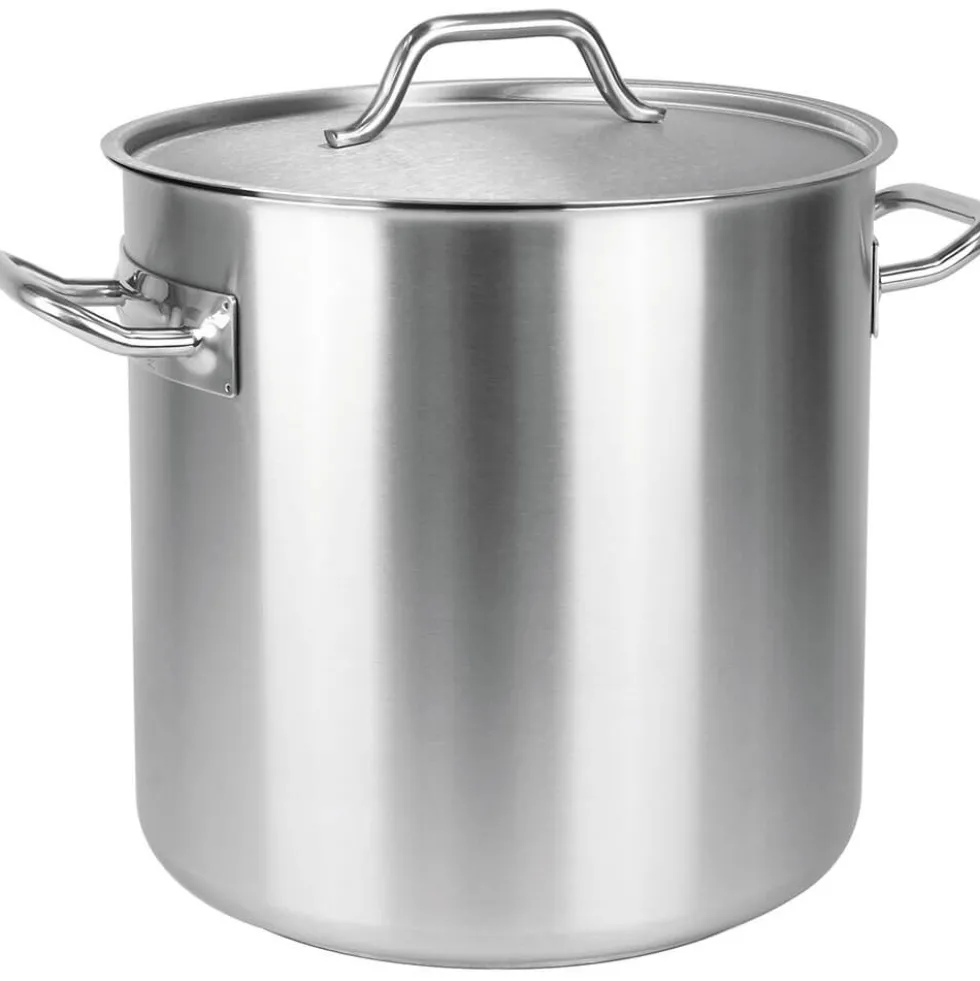Marmite inox Grand Volume avec couvercle - CRISTEL