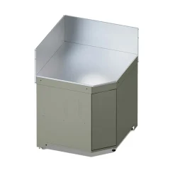 Meuble d'Angle pour Cuisine Extérieure Vert Sauge - ENO