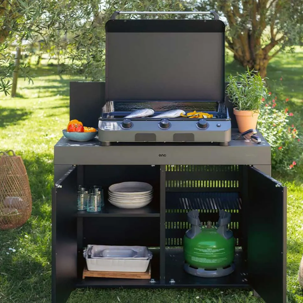 Meuble FELIX 120 cm Gris Cargo - ENO