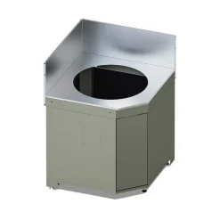 Meuble module d'Angle pour Kamado M et L Vert Sauge - ENO