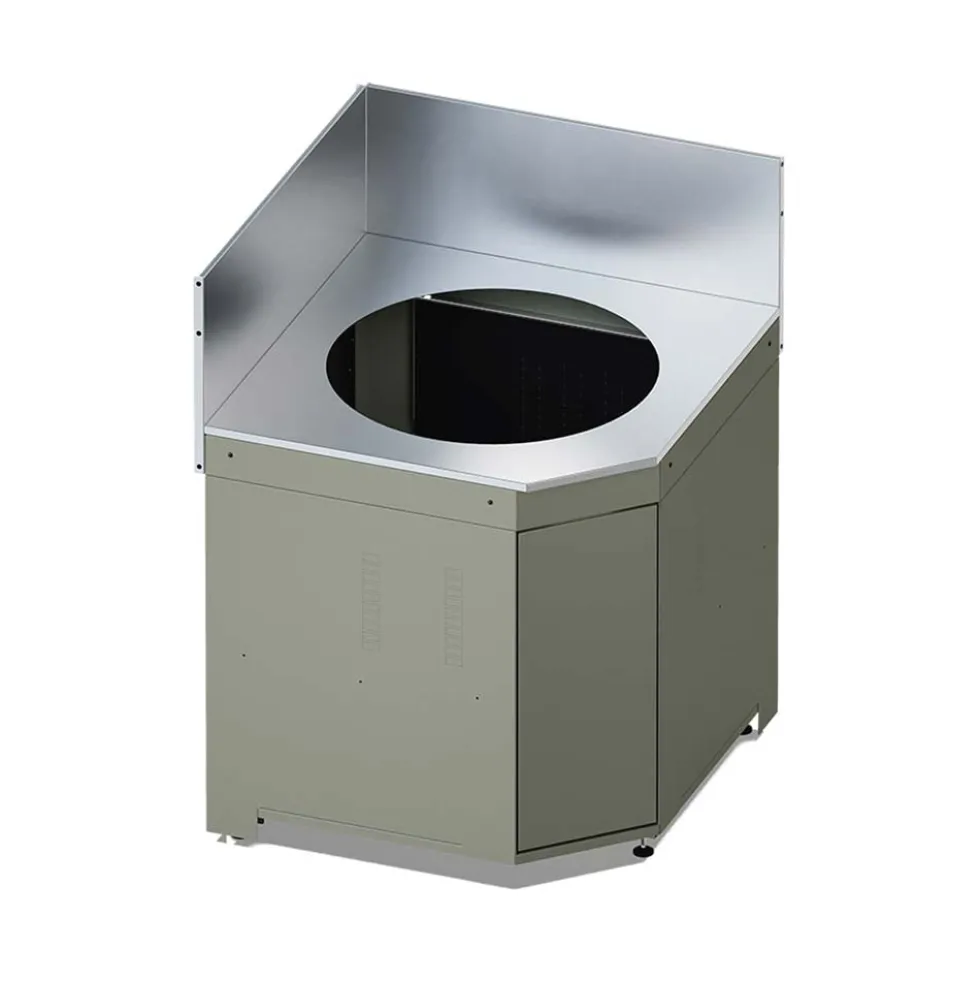 Meuble module d'Angle pour Kamado M et L Vert Sauge - ENO