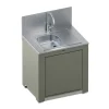 Meuble Évier avec Égouttoir 80 cm Vert Sauge - ENO
