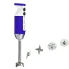 Mixeur plongeant polyvalent mini-pro Bleu Blanc 4 couteaux - DYNAMIC