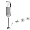 Mixeur plongeant polyvalent mini-pro Gris Blanc 4 couteaux - DYNAMIC