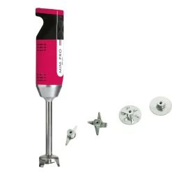 Mixeur plongeant polyvalent mini-pro Framboise Noir 4 couteaux - DYNAMIC