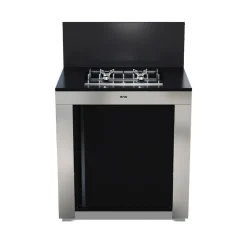 Module Table MASTER Encastrée 80 cm Noir et Inox - ENO