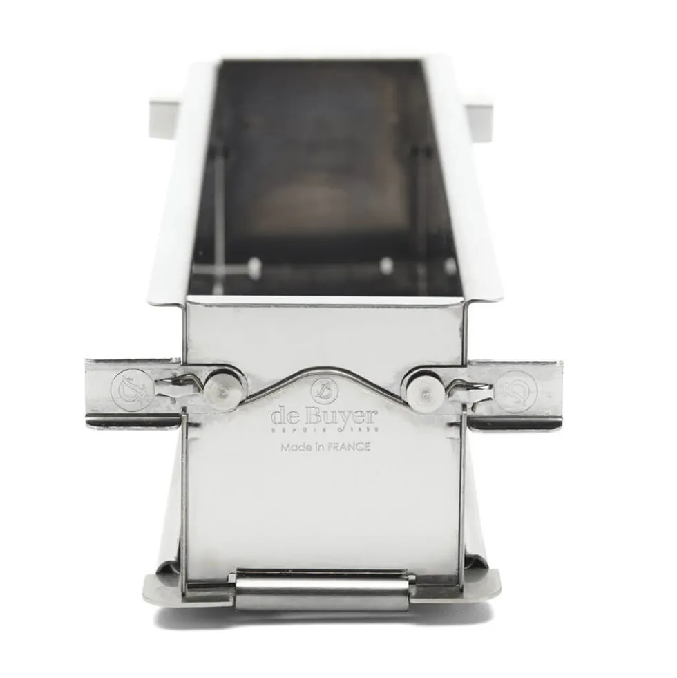 Moule inox perforé pliant GEOFORME 24 x 5 x 6 cm - DE BUYER