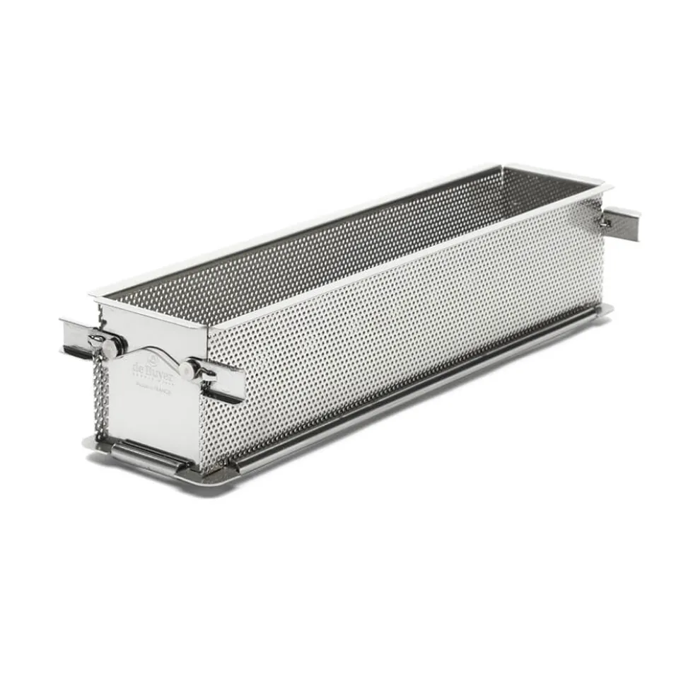 Moule inox perforé pliant GEOFORME 24 x 5 x 6 cm - DE BUYER