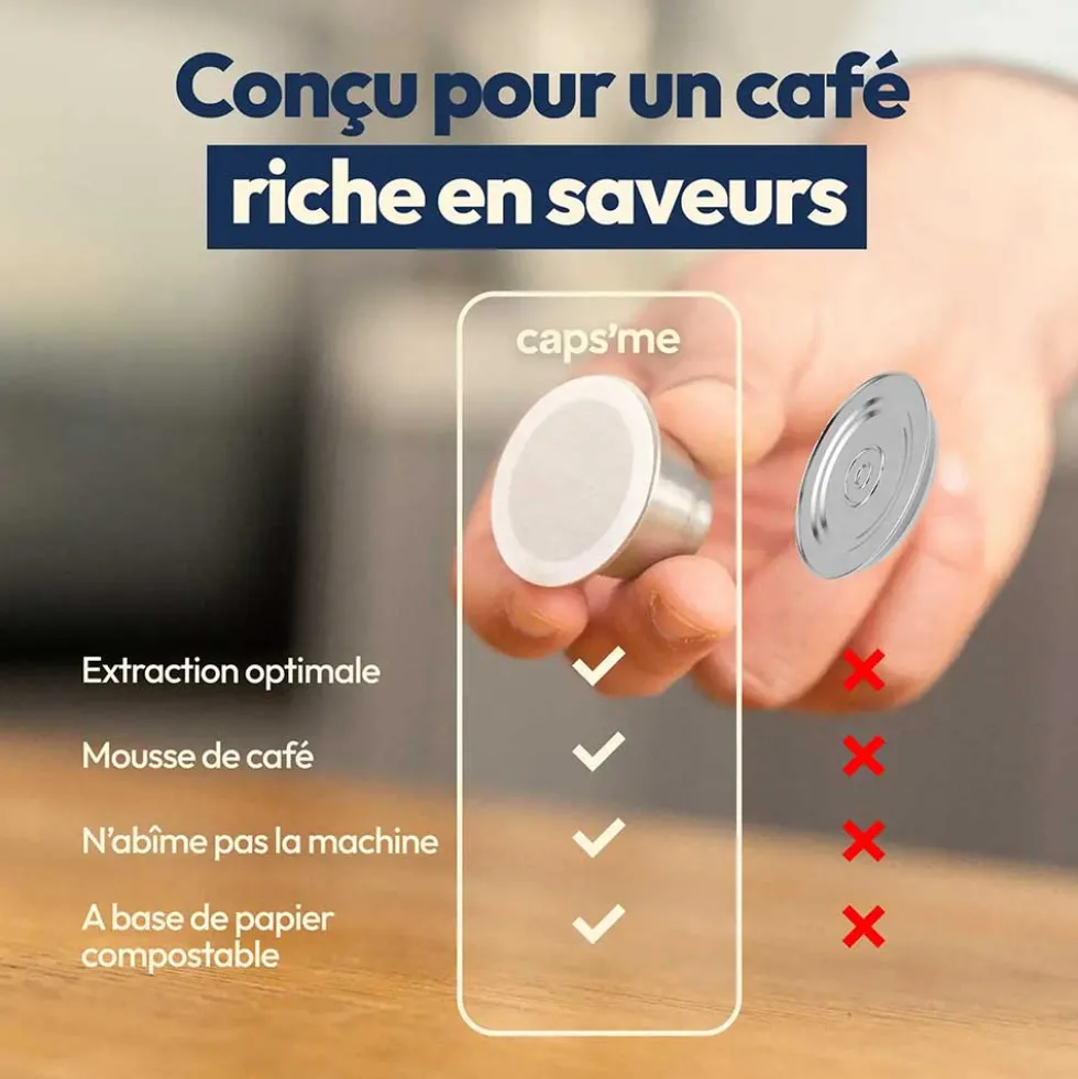 Opercules en papier compostable - CAPS ME