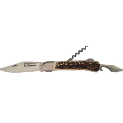 Outil multifonction pliable Le Pionnier Chasse Bois de cerf 3 pièces - DOURIS CHASTEL