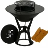 Pack brasero MONACO en acier + Accessoires - JUNTO