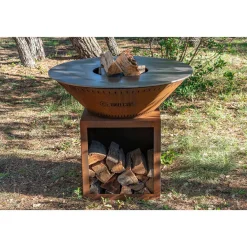 Pack Printemps Brasero Classique CORTEN Double Cuve - GRILL CHIC