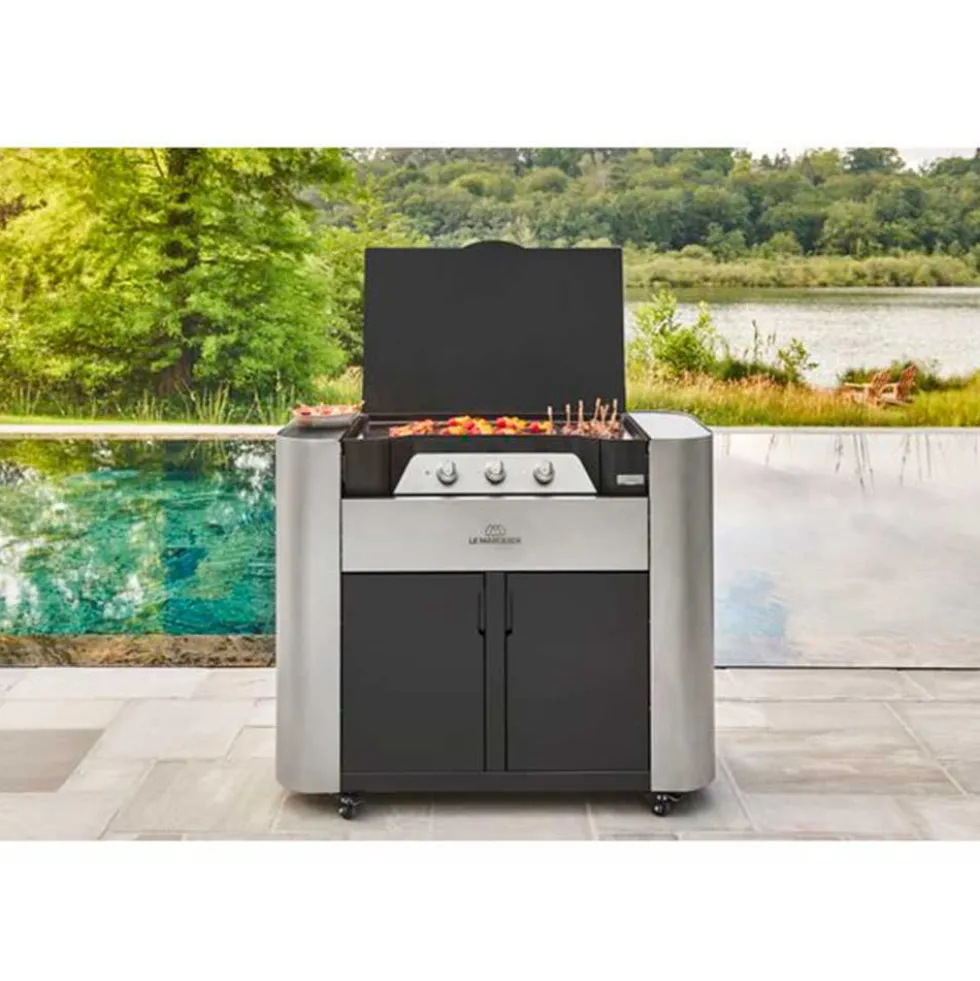 Plancha EXCLUSIVE Gaz 375 XL Duo Edition - LE MARQUIER
