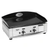 Plancha gaz inox 60 avec plaque en Acier émaillé - ROLLER GRILL