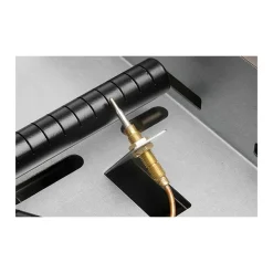 Plancha gaz plaque inox noir 2 brûleurs - ROLLER GRILL