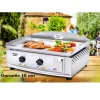 Plancha gaz 60 tout inox 2 brûleurs - ROLLER GRILL