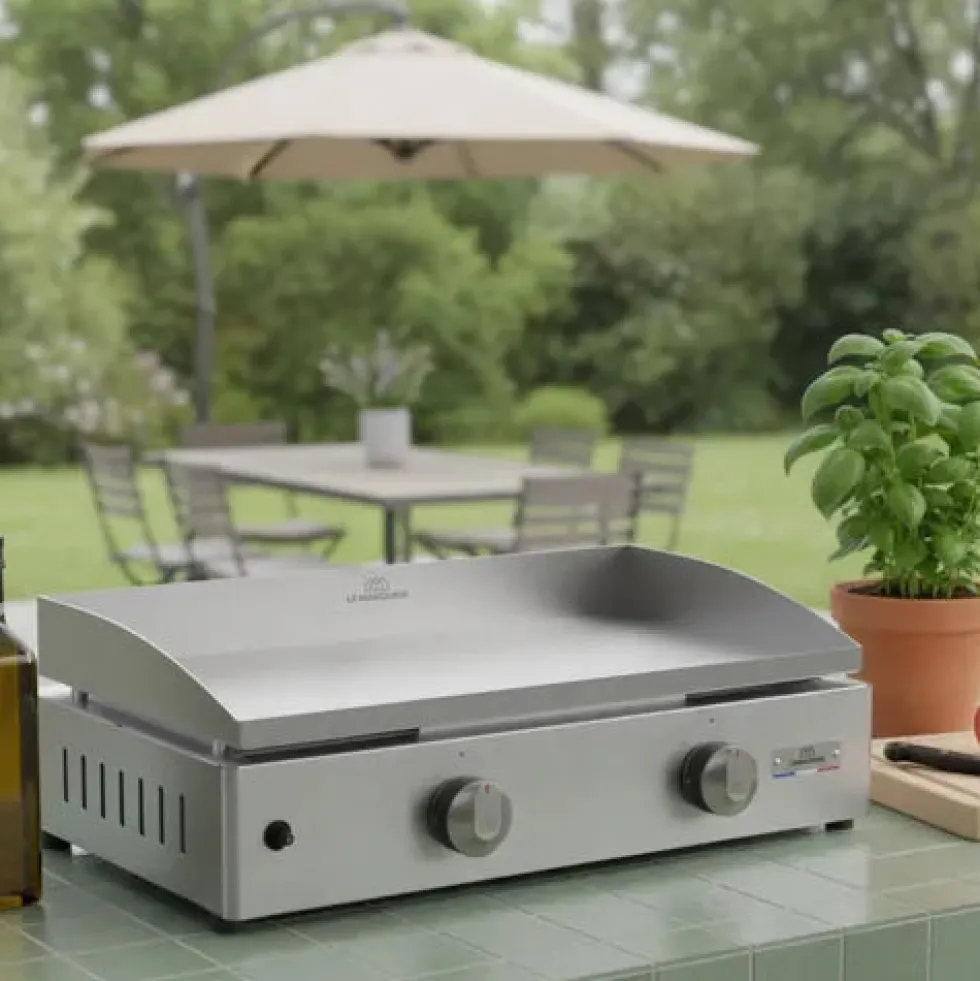 Plancha Inox Gaz 260 - LE MARQUIER